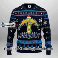 Los Angeles Chargers Funny Grinch Christmas Ugly Sweater