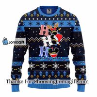 San Diego Chargers HoHoHo Mickey Christmas Ugly Sweater 3