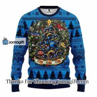 San Diego Chargers Tree Ball Christmas Ugly Sweater 3