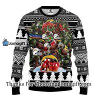 San Diego Chargers Tree Ugly Christmas Fleece Sweater 3