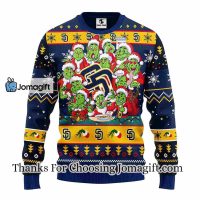 San Diego Padres 12 Grinch Xmas Day Christmas Ugly Sweater 3