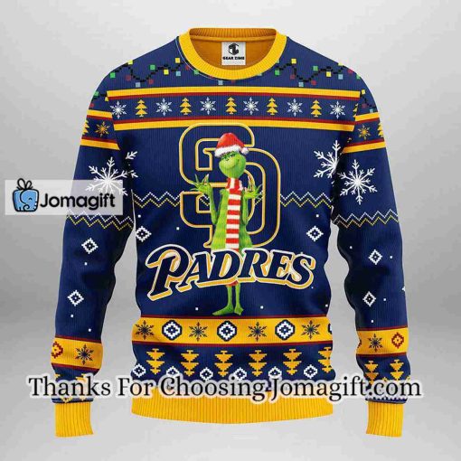 San Diego Padres Funny Grinch Christmas Ugly Sweater