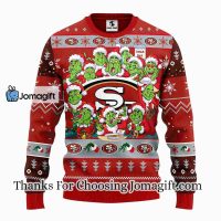 San Francisco 49ers 12 Grinch Xmas Day Christmas Ugly Sweater 2