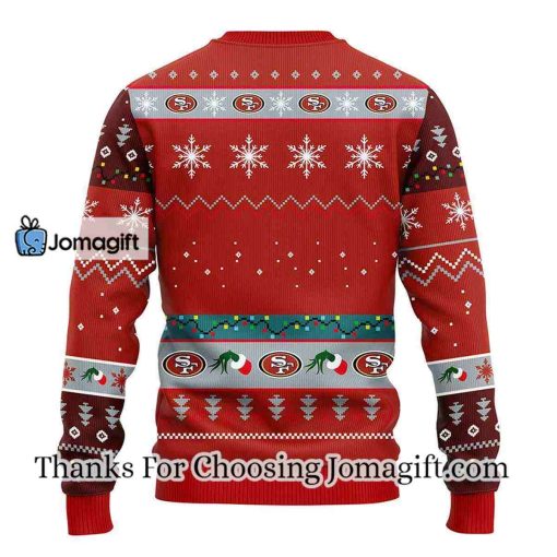 San Francisco 49ers 12 Grinch Xmas Day Christmas Ugly Sweater