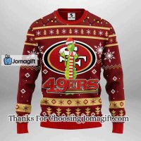 San Francisco 49ers Funny Grinch Christmas Ugly Sweater 3