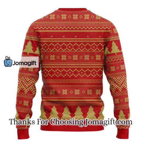 San Francisco 49ers Grinch Hug Christmas Ugly Sweater