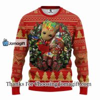 San Francisco 49ers Groot Hug Christmas Ugly Sweater 3