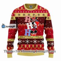San Francisco 49ers HoHoHo Mickey Christmas Ugly Sweater 3