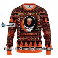 San Francisco Giants Grateful Dead Ugly Christmas Fleece Sweater 3