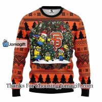 San Francisco Giants Minion Christmas Ugly Sweater 3