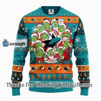 San Jose Sharks Minion Christmas Ugly Sweater
