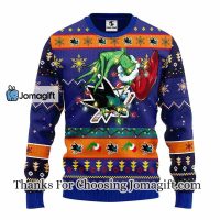 San Jose Sharks Grinch Christmas Ugly Sweater
