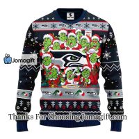 Seattle Seahawks 12 Grinch Xmas Day Christmas Ugly Sweater 2