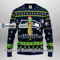 Seattle Seahawks Funny Grinch Christmas Ugly Sweater