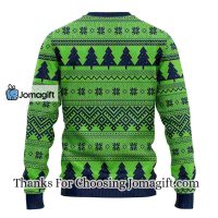 Seattle Seahawks Tree Ball Christmas Ugly Sweater 2