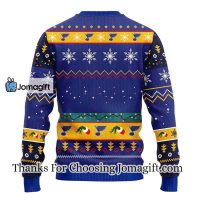 St. Louis Blues 12 Grinch Xmas Day Christmas Ugly Sweater 2