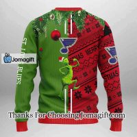 St. Louis Blues Grinch & Scooby-doo Christmas Ugly Sweater