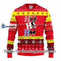 St. Louis Cardinals Hohoho Mickey Christmas Ugly Sweater 3