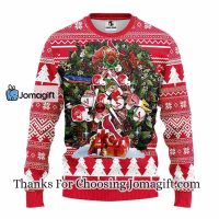 St. Louis Cardinals Tree Ugly Christmas Fleece Sweater 3