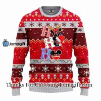 Tampa Bay Buccaneers HoHoHo Mickey Christmas Ugly Sweater 3