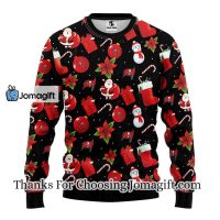 Tampa Bay Buccaneers Santa Claus Snowman Christmas Ugly Sweater 3