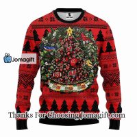 Tampa Bay Buccaneers Tree Ball Christmas Ugly Sweater 3