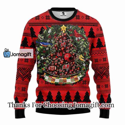 Tampa Bay Buccaneers Tree Ball Christmas Ugly Sweater
