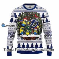 Tampa Bay Lightning Minion Christmas Ugly Sweater 3