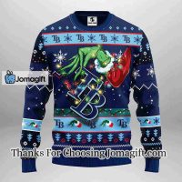 Tampa Bay Rays Grinch Christmas Ugly Sweater 3
