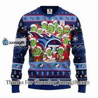 Tennessee Titans 12 Grinch Xmas Day Christmas Ugly Sweater