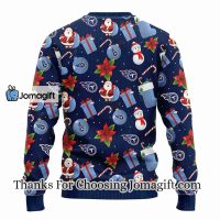 Tennessee Titans Santa Claus Snowman Christmas Ugly Sweater 2