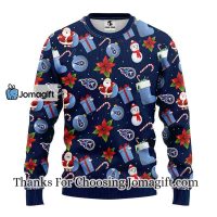 Tennessee Titans Santa Claus Snowman Christmas Ugly Sweater 3
