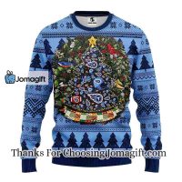 Tennessee Titans Tree Ugly Christmas Fleece Sweater 3