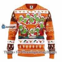 Texas Longhorns 12 Grinch Xmas Day Christmas Ugly Sweater 3