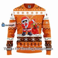 Texas Longhorns Dabbing Santa Claus Christmas Ugly Sweater