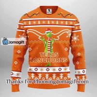 Texas Longhorns Funny Grinch Christmas Ugly Sweater 3