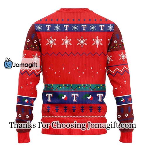 Texas Rangers 12 Grinch Xmas Day Christmas Ugly Sweater