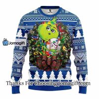 Texas Rangers Grinch Hug Christmas Ugly Sweater 3