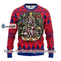 Texas Rangers Tree Ball Christmas Ugly Sweater 3