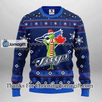 Toronto Blue Jays Funny Grinch Christmas Ugly Sweater