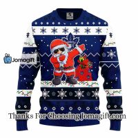 Toronto Maple Leafs Dabbing Santa Claus Christmas Ugly Sweater 3