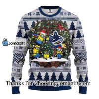 Vancouver Canucks Minion Christmas Ugly Sweater 3