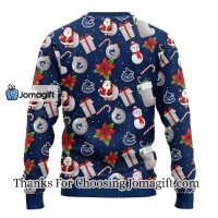 Vancouver Canucks Santa Claus Snowman Christmas Ugly Sweater 2
