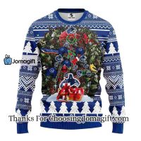 Vancouver Canucks Tree Ugly Christmas Fleece Sweater 3