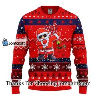 Washington Nationals Dabbing Santa Claus Christmas Ugly Sweater 3
