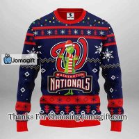 Washington Nationals Funny Grinch Christmas Ugly Sweater