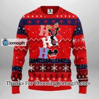 Washington Nationals Hohoho Mickey Christmas Ugly Sweater 3