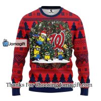 Washington Nationals Minion Christmas Ugly Sweater 3