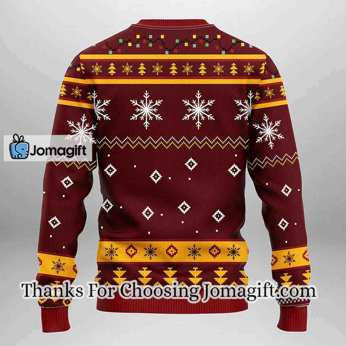 Washington Redskins Funny Grinch Christmas Ugly Sweater 2