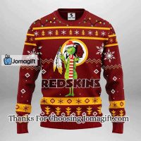 Washington Commanders Funny Grinch Christmas Ugly Sweater
